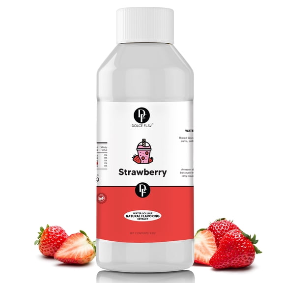 Dolce Flav - Strawberry Flavoring Water Soluble 8 oz