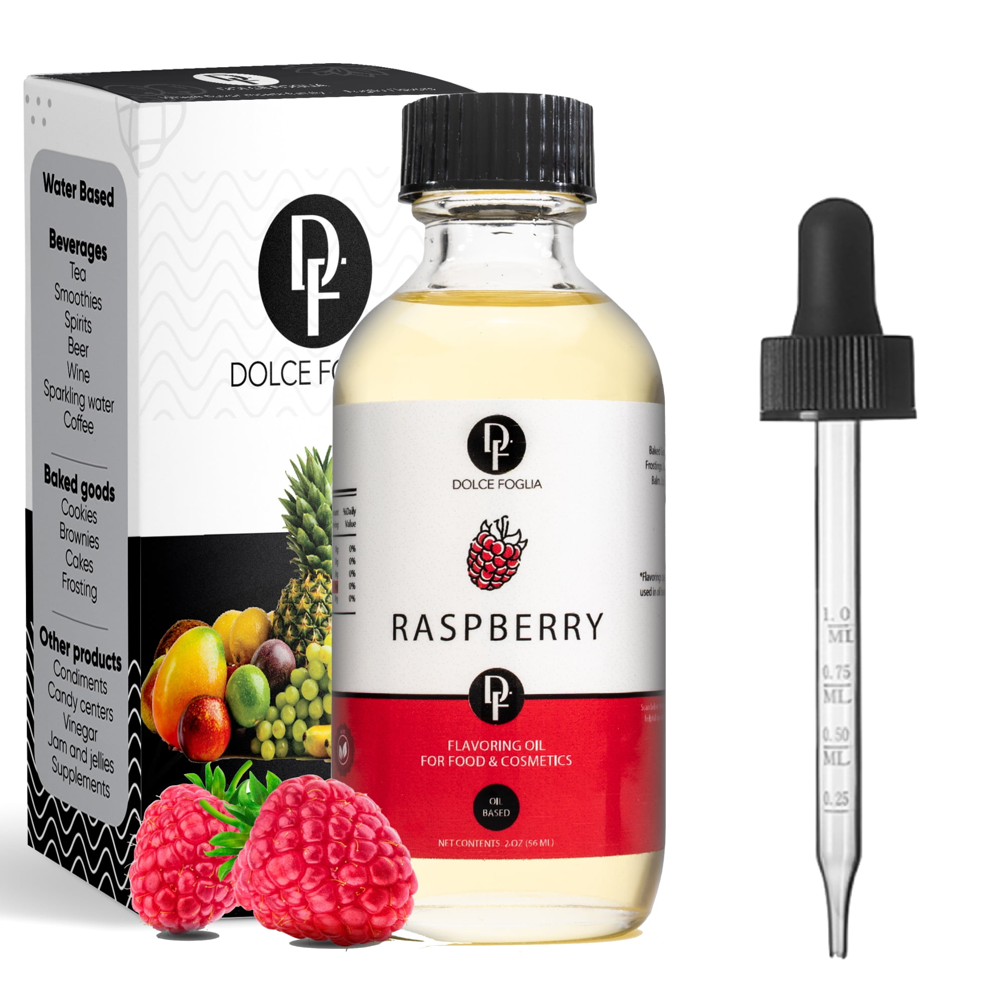 Dolce Foglia Raspberry Flavoring Extract For Baking and Confectionery 2