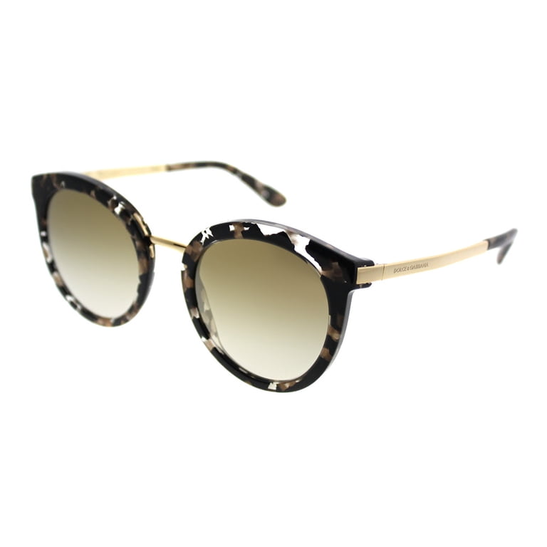 Dolce & Gabbana DG4268 Cube Black /Gold Round Mirror Sunglasses Dolce & Gabbana DG4268 Oval Sunglasses – Cube Black/Gold  main image 4