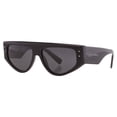 thumbnail image 1 of Dolce & Gabbana DG 4461 Acetate Mens Rectangle Sunglasses Black 57mm Adult, 1 of 2