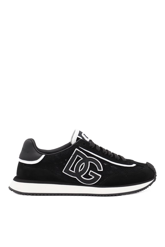 Black And White Dg Cushion Sneakers Black (Women's)