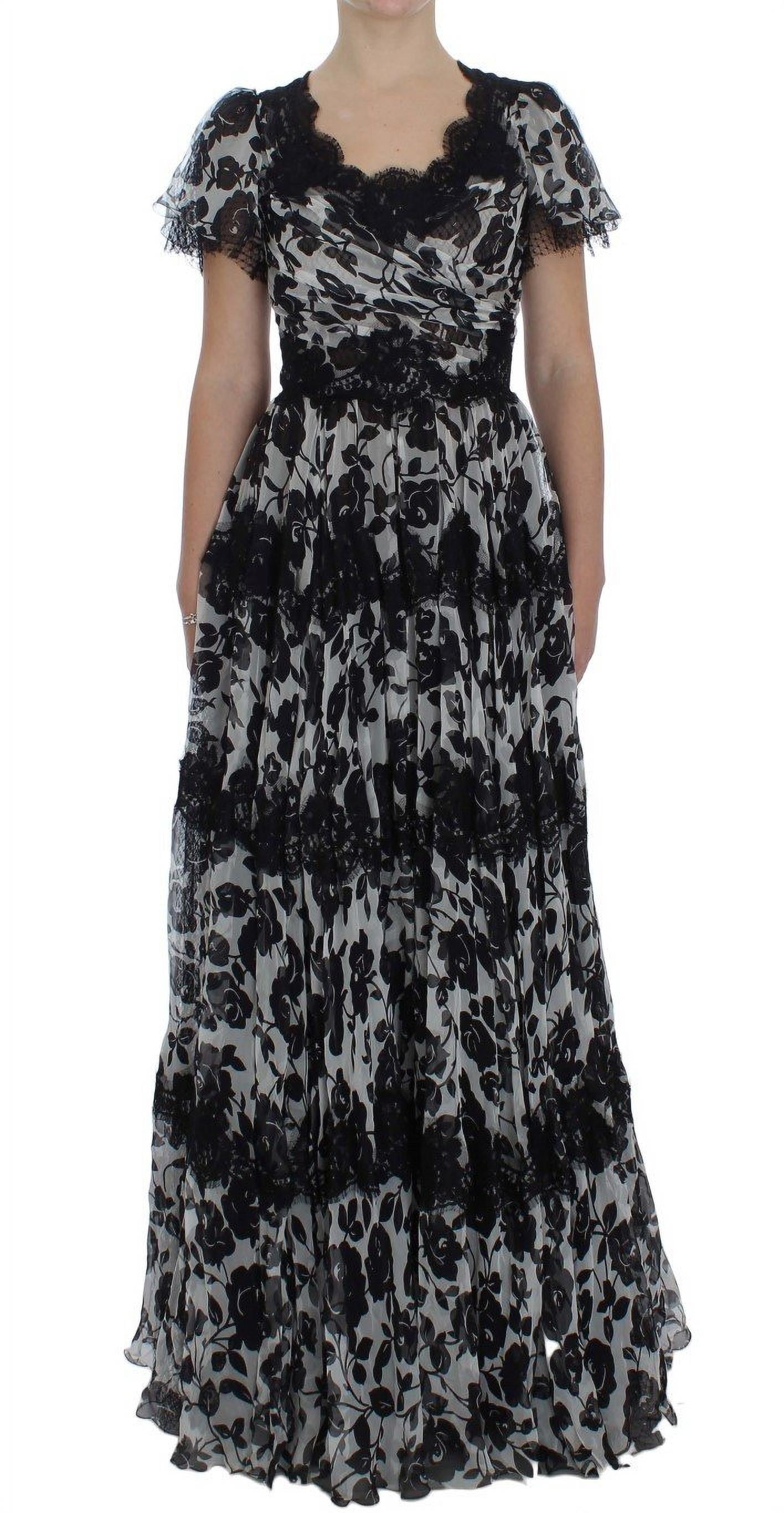 cute black dresses plus size Plus Size A Line Flowy Dresses Long Sleeve V Neck main image 0