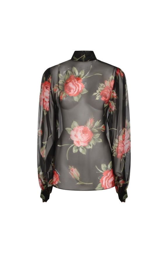 Black Silk Shirt (Women's)