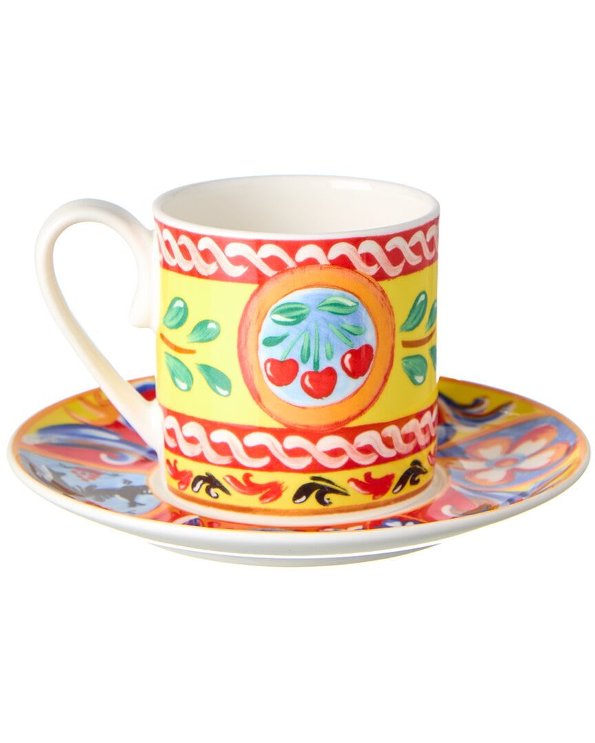 Dolce & Gabbana Coffee Cup & Saucer Set - Walmart.com