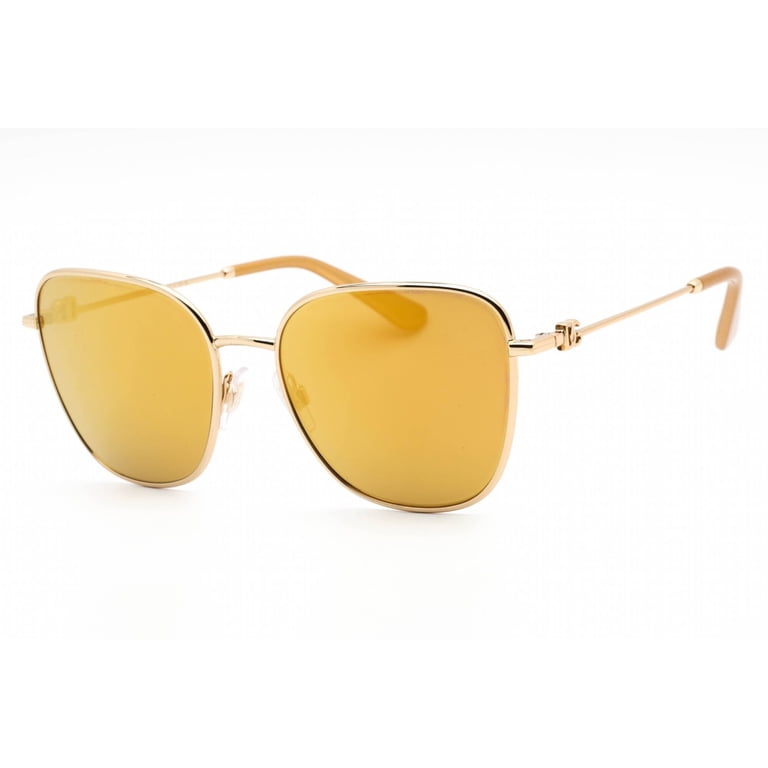 Dolce & Gabbana DG 2293 02/7P Gold Metal Butterfly Sunglasses Gold Mirror Lens Dolce & Gabbana - Butterfly Sunglasses with DG Logo - Gold  main image 4