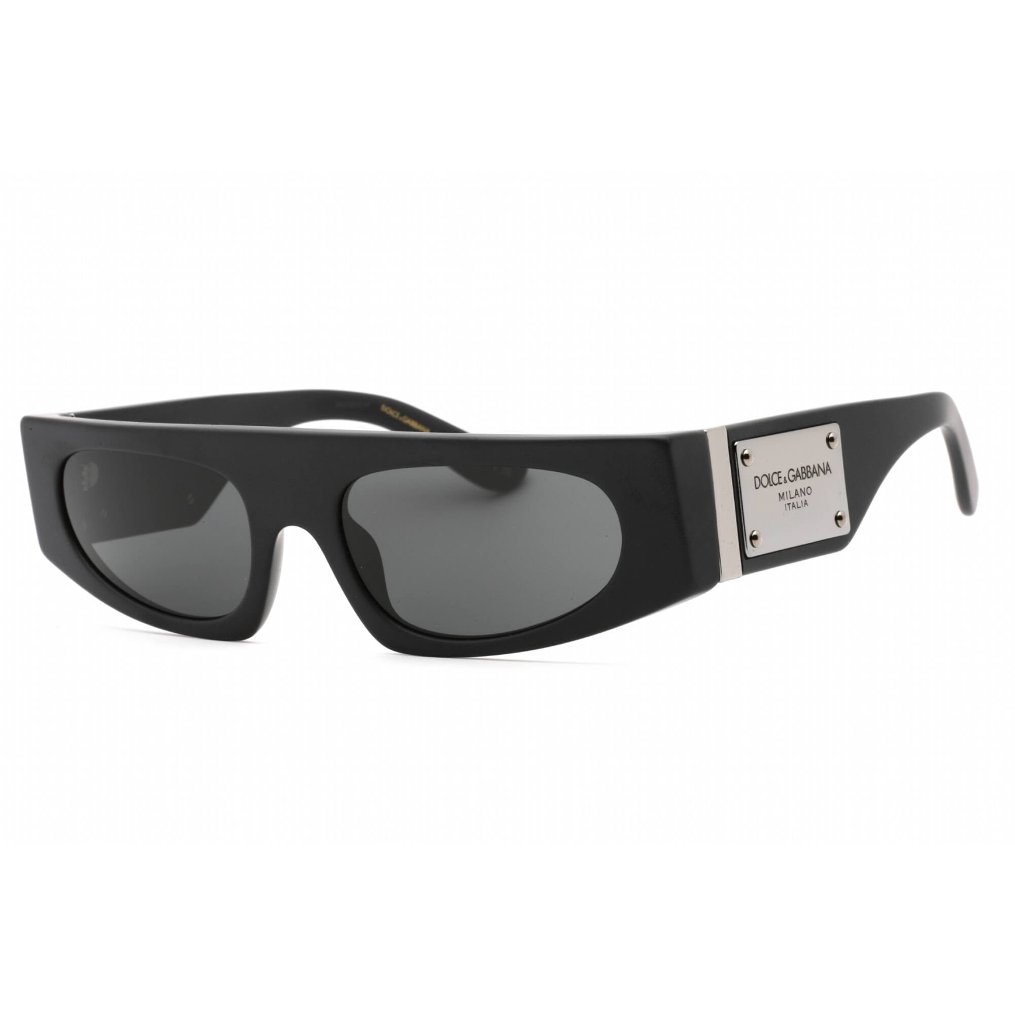 Dolce & Gabbana Matte Black Sunglasses Dolce & Gabbana DG 6203 Sunglasses 25256G Matte Black - eye  main image 3