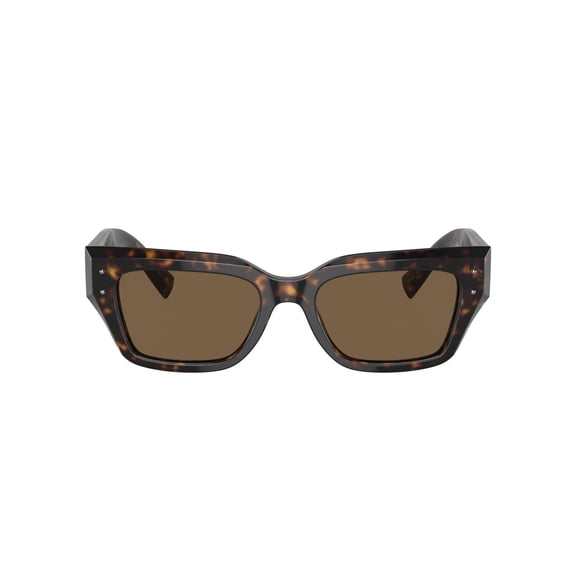 Dolce & Gabbana DG 4462 Acetate Womens Cat Eye Sunglasses Brown 52mm Adult