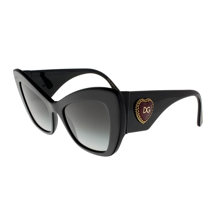 Dolce & Gabbana Glossy Black Cat-Eye Sunglasses Dolce & Gabbana DG4462 Shiny Black Prescription Sunglasses main image 4