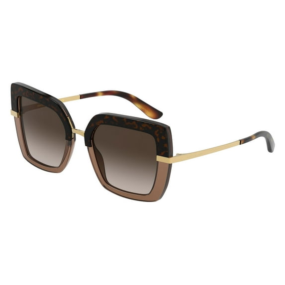 Sunglasses Dolce & Gabbana DG 4373 325613 Havana On Transparent Brown