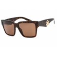 thumbnail image 1 of Dolce and Gabbana Dark brown Square Ladies Sunglasses DG4436 502/73 55, 1 of 2