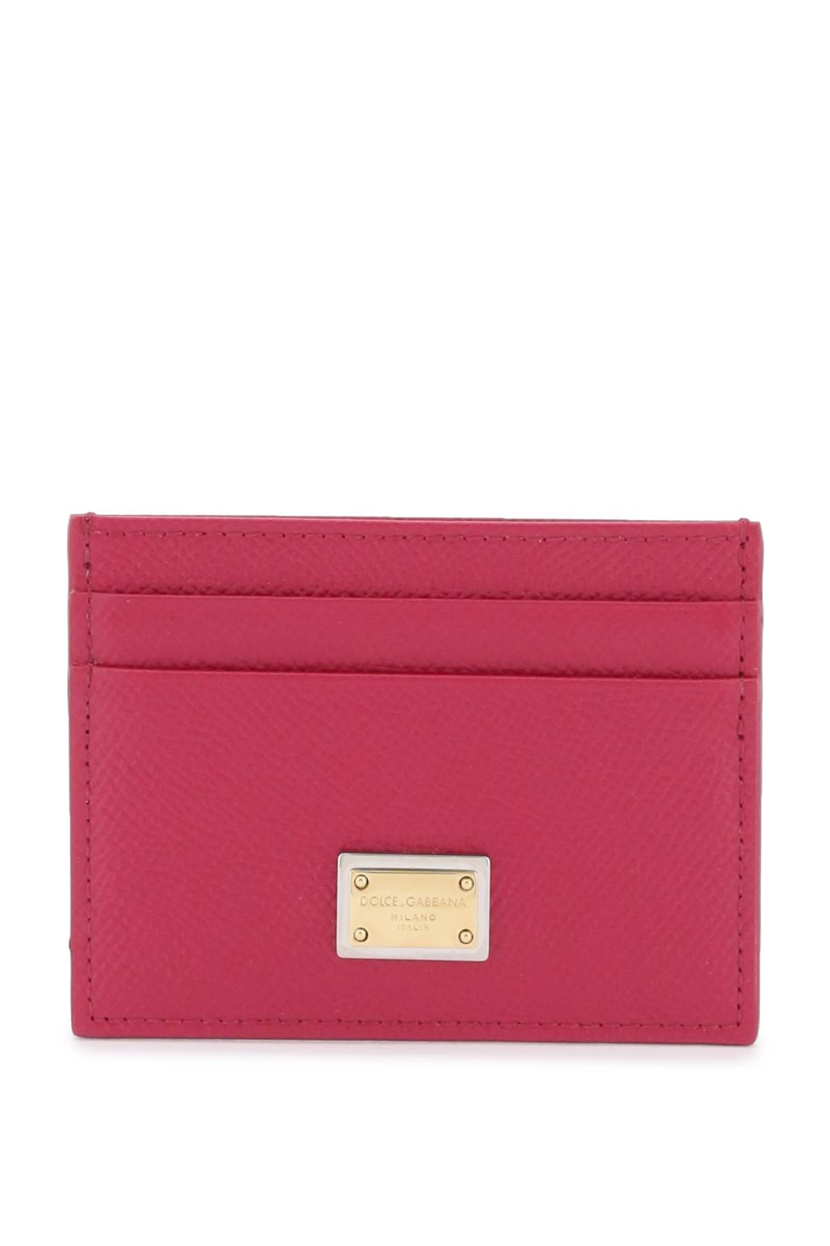 Dolce & Gabbana Dauphine Leather Card Holder Women