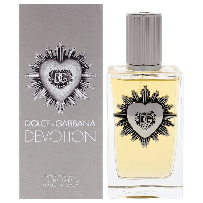 Dolce Gabbana Devotion Eau de Parfum for Men 3.3 Fl Oz Spray Lemon