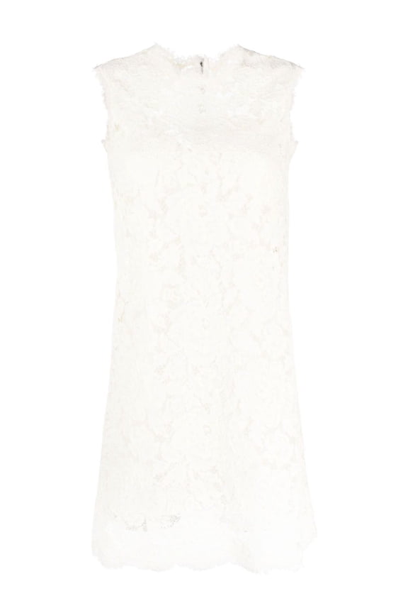 Dolce  Gabbana Dolce  Gabbana Sleeveless Lace Mini Dress