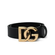 Dolce & Gabbana Donna Logo Leather Belt