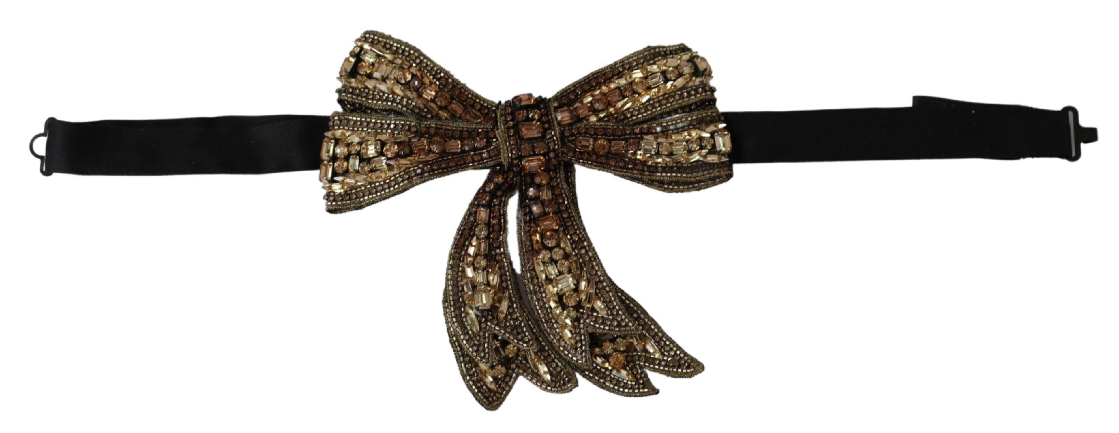 Dolce & Gabbana Black Silk Bowtie