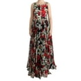 thumbnail image 1 of Dolce  Gabbana Floral Maxi Gown with Sunflower Print and Crystals, 1 of 11
