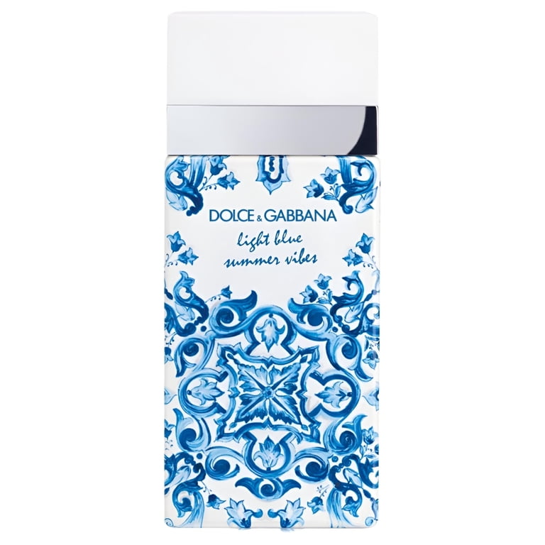 Dolce & Gabbana Light Blue Summer Vibes EDT Spray, Floral Woody