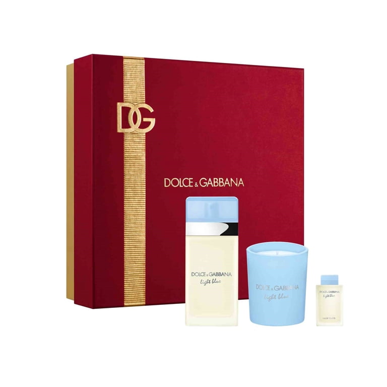 DOLCE&GABBANA 5点セット Dolce & Gabbana Light Blue 1.7 oz EDT Spray+ 2.7 candle+ 1.5 edt