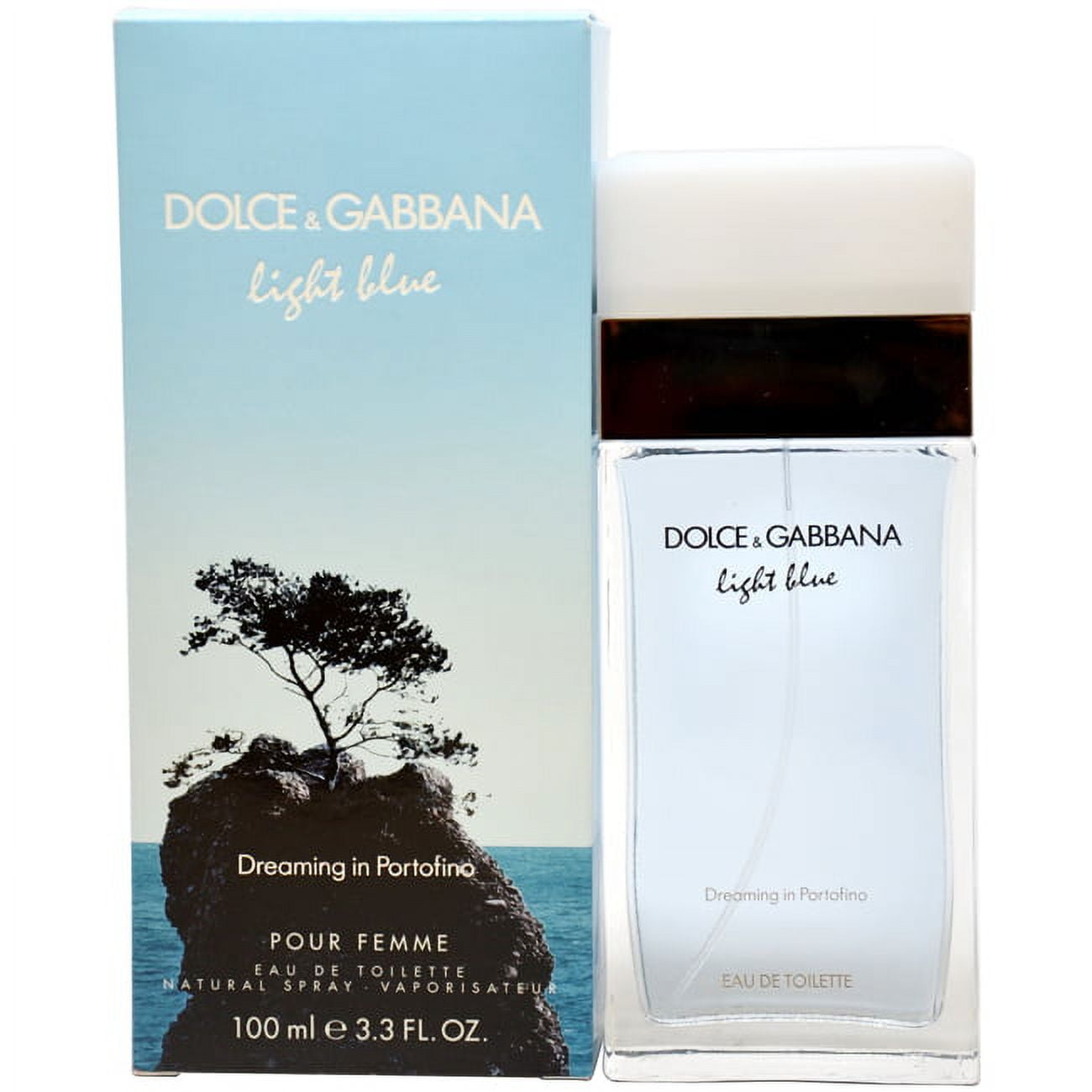 Dolce Gabbana Light Blue Dreaming in Portofino Eau de Toilette Spray For Women 3.3 Oz