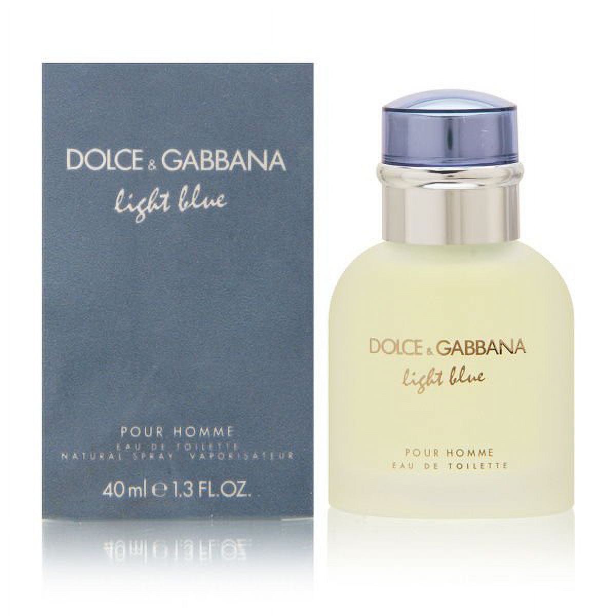 Dolce & Gabbana Light Blue Eau De Toilette Spray, Cologne for Men, 1.3 ...