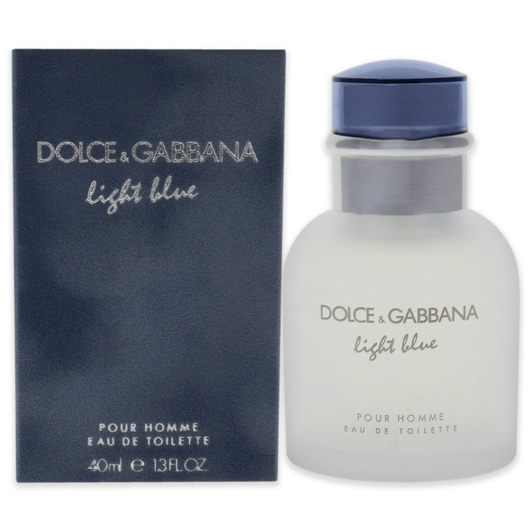 Dolce & Gabbana Light Blue Eau De Toilette Spray, Cologne for Men, 1.3 oz