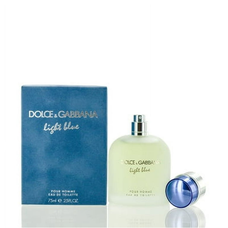 DOLCE & GABBANA Light Blue Men Fragrance Toilette Spray 2.5 FL OZ