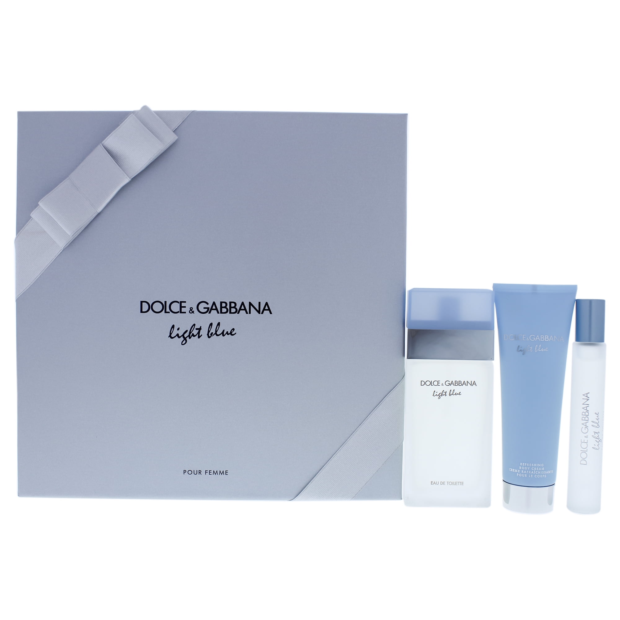 Dolce & Gabbana Light Blue Perfume Gift Set for Women, 3 Pieces
