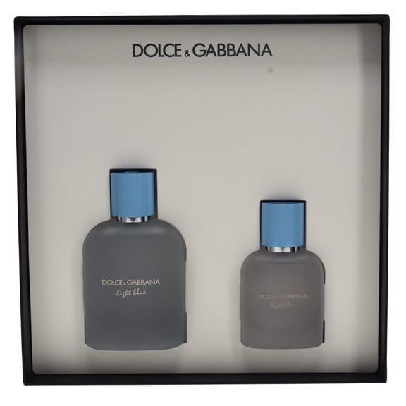 Dolce & Gabbana Light Blue Pour Homme Eau De Toilette 2pcs Gift Set For Men
100ml Eau De Toilette Spray + 50ml Eau De Toilette Spray