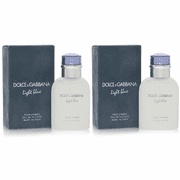 Dolce & Gabbana Light Blue Pour Homme Eau De Toilette Spray for Men 2.5 oz Each Pack of 2