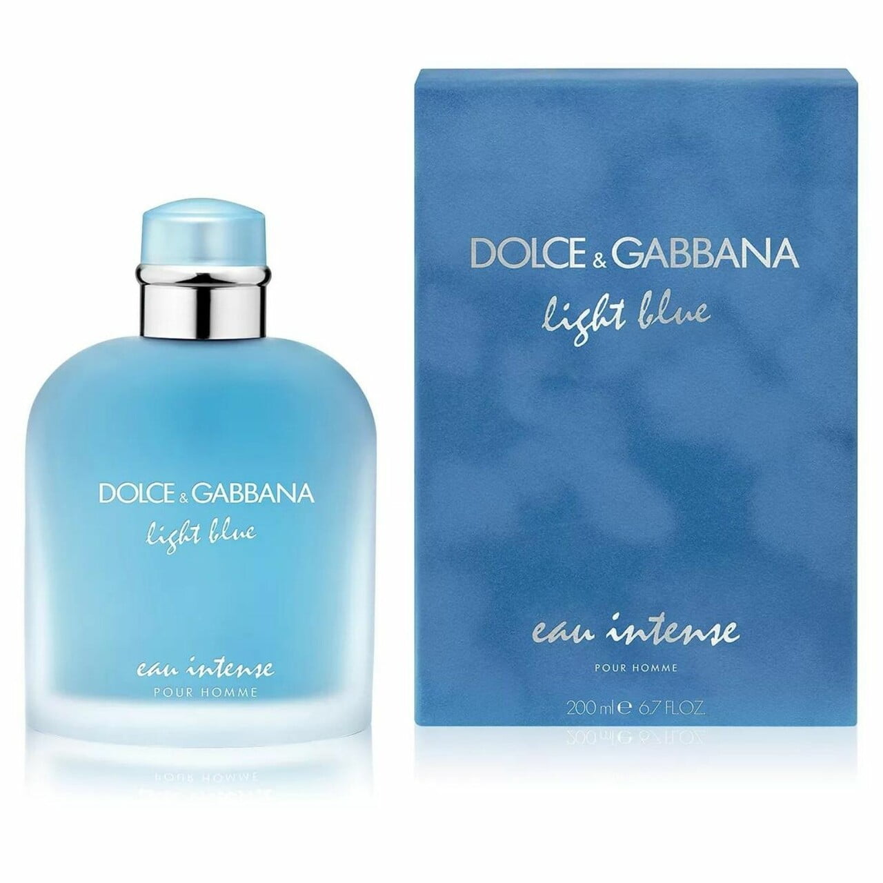 Dolce & Gabbana Light Blue Pour Homme Eau Intense Parfum Spray, 6.7 oz ...