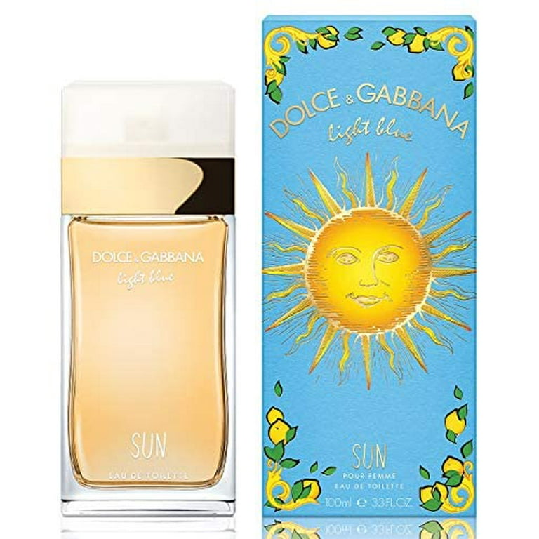 Dolce & Gabbana Light Blue Sun75ml香水　未開封 Dolce Gabbana Light Blue Sun Eau De Toilette Spray For Women, 3.3