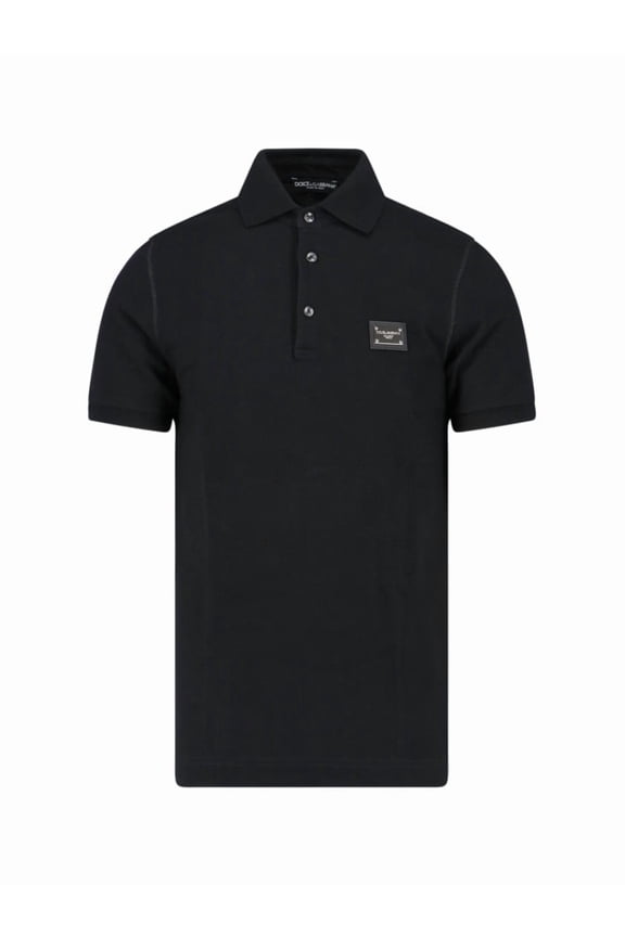 Logo Polo Shirt – Black (Men's)