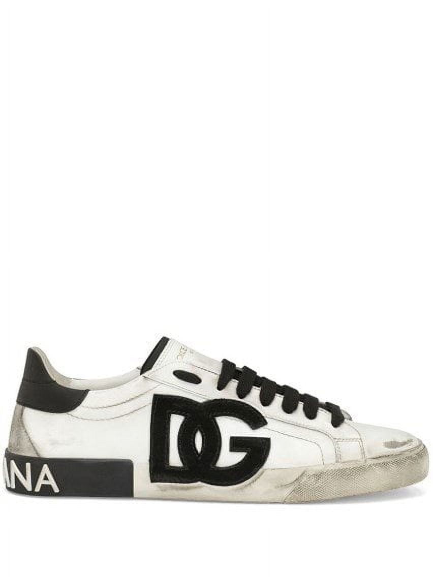 White DOLCE & GABBANA LOGO LOW TOP SNEAKERS at best price in Surat | ID:  2849253116762