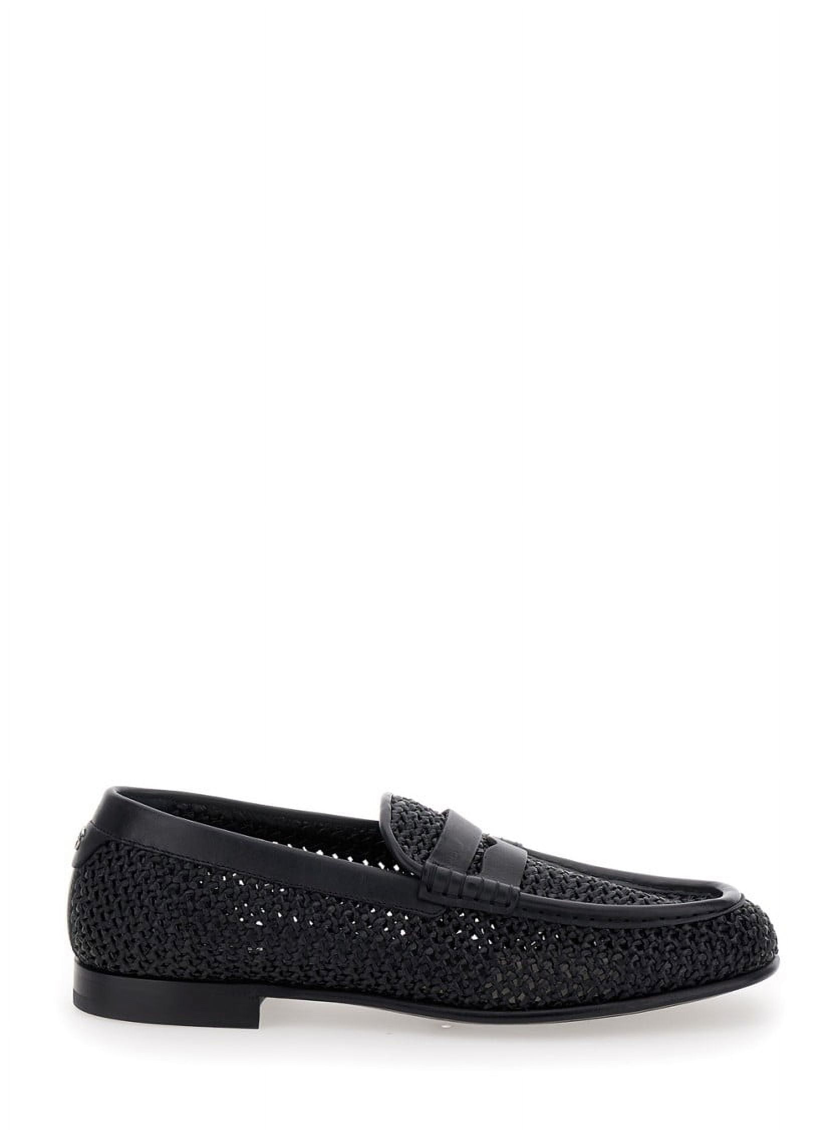 Dolce & Gabbana Burgundy Cotton Slip-On Loafers main image 1