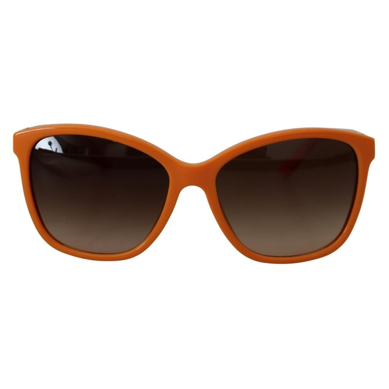 Dolce Gabbana Orange Acetate Frame Round Shades DG4170PM Sunglasses