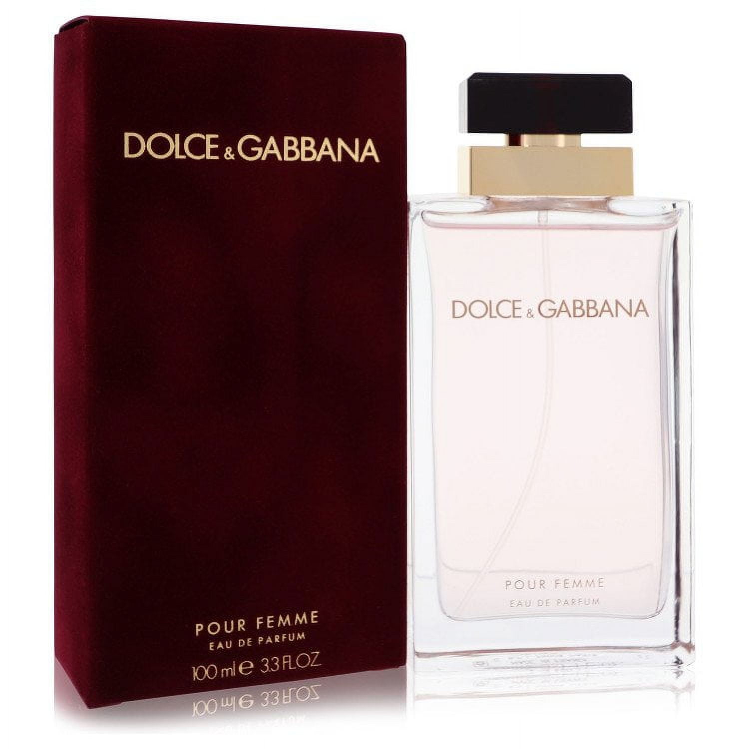 Dolce \u0026 Gabbana Pour Femme Eau de Parfum for Women 3.4oz Spray Bottle