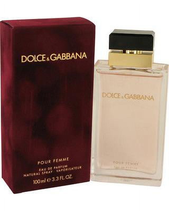 Dolce \u0026 Gabbana Pour Femme Eau de Parfum for Women 3.4oz Spray Bottle
