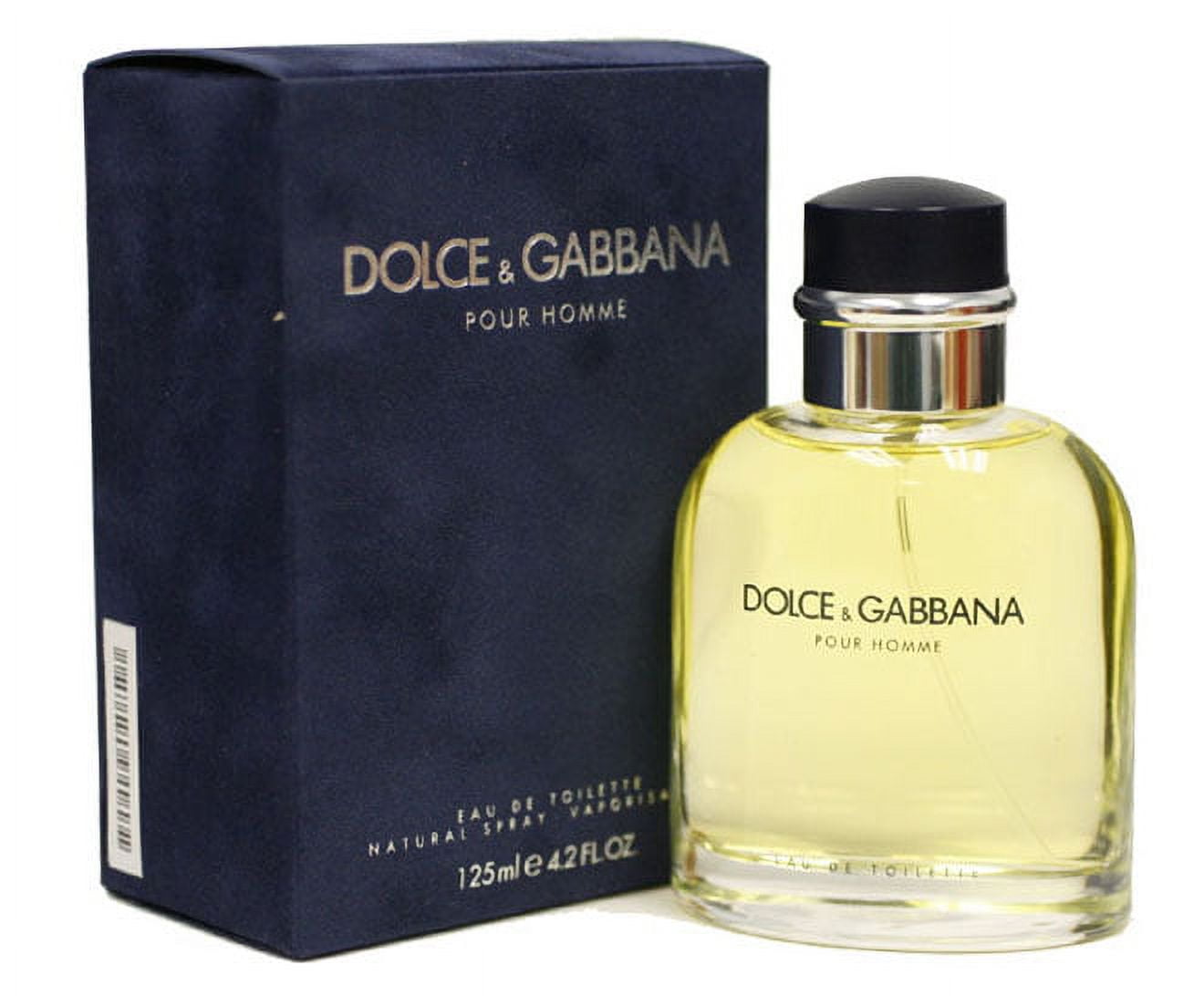 DOLCE & GABBANA (DOPG8) Dolce & Gabbana Pour Homme Eau de Toilette Spray, Cologne for Men, 4.2 Oz