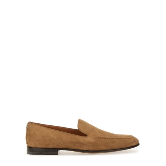 Dolce & Gabbana Brown Leather Crust Slipper Neutrals (Men's)
