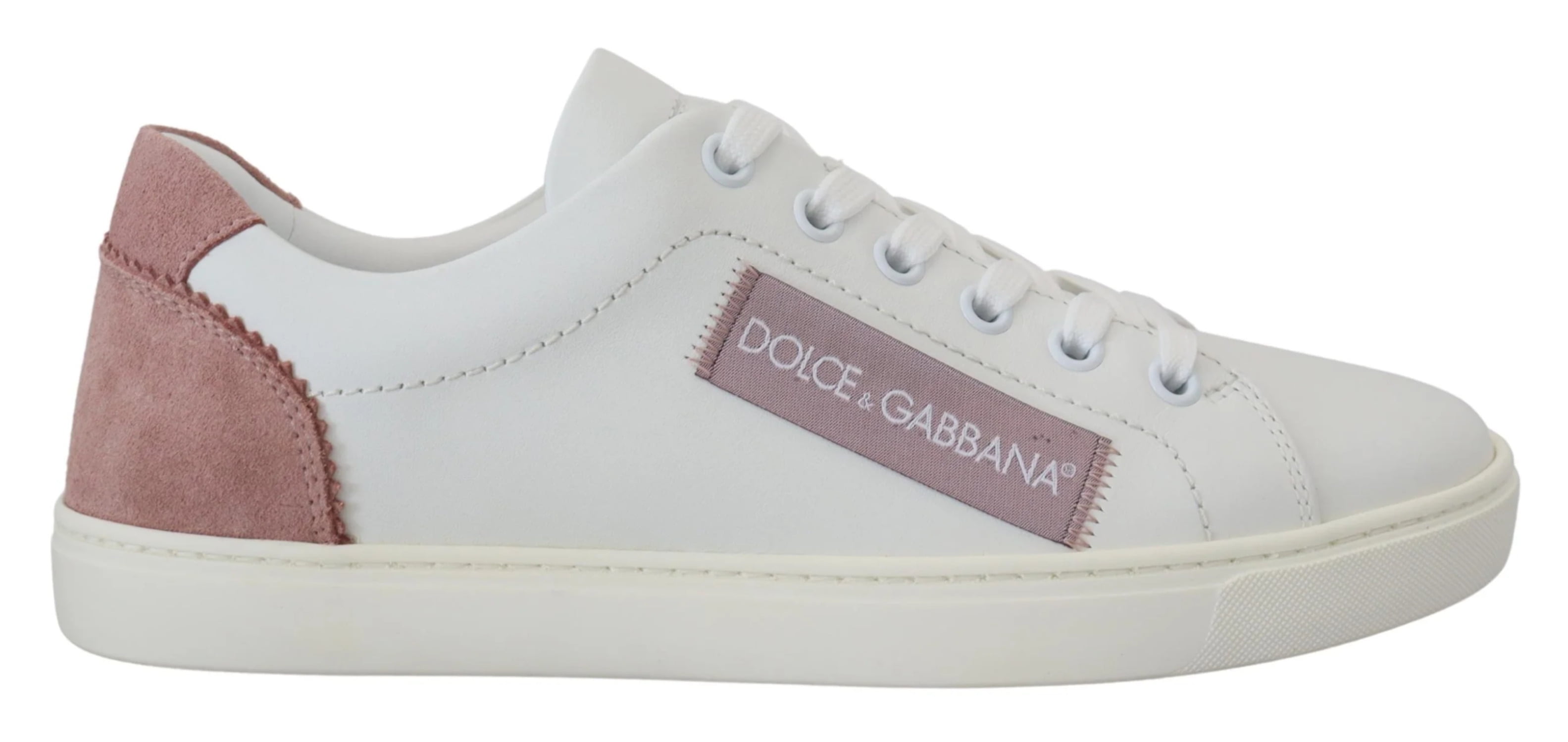 Dolce & Gabbana Logo-painted Leather Sneakers In White | ModeSens | Sneakers,  Hype shoes, Cute sneakers