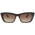 thumbnail image 1 of Dolce & Gabbana 0DG6171 330613 Women's Havana Cat Eye Sunglasses, 1 of 2
