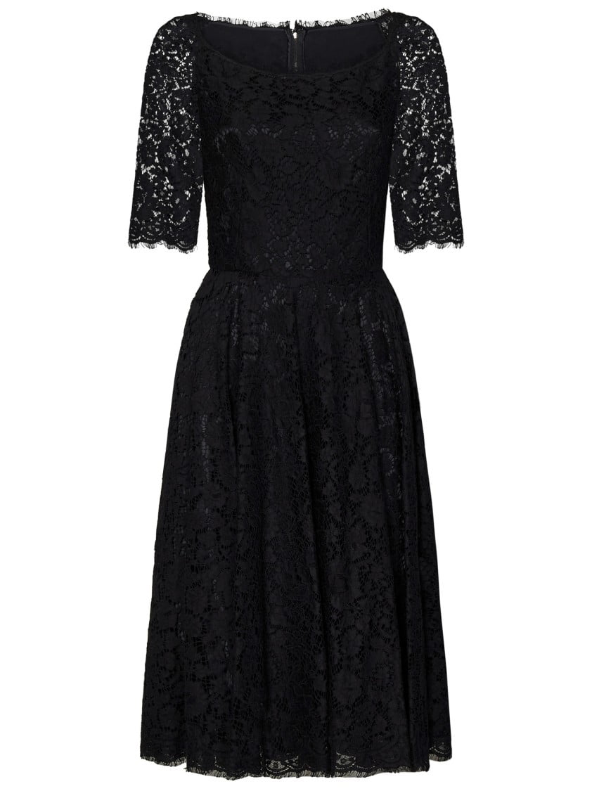 Dolce & Gabbana Floral Lace Midi Dress (Women's) - Walmart.com