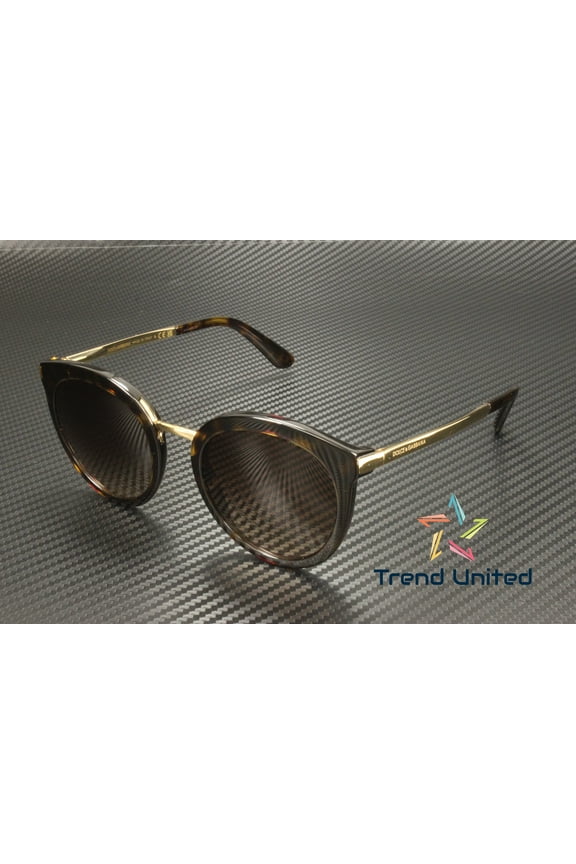 Women's Gradient DG4268-502/13-52 Brown Round Sunglasses