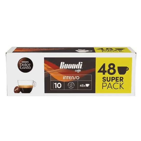 Dolce Gusto Buondi Intenso Coffee Pods, 48 capsules (3 x 16 pods)