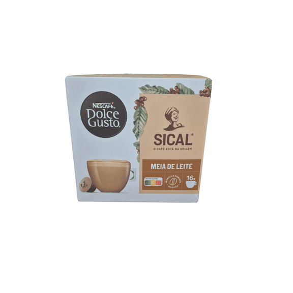 Dolce Gusto Sical Caf Au Lait Coffee Pods, 48 capsules (3 x 16 pods)
