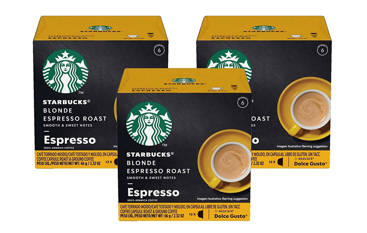 Starbucks Cappuccino by Nescafe Dolce Gusto Coffee Pods x 6