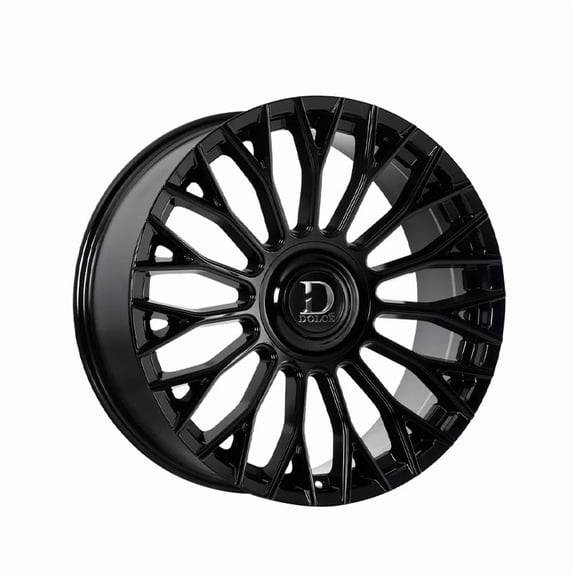 Dolce Luxury Roma Glossy Black Wheel Rim, Size 9-24 for Cars and Motor Vehicles
