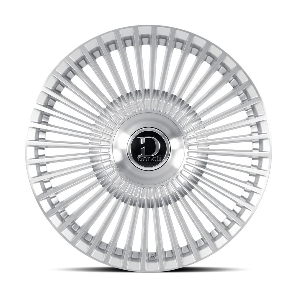 Dolce Luxury Trento 20X10.5 5X115/120 25et CB74.1 Glossy Sliver Brush Face Wheel