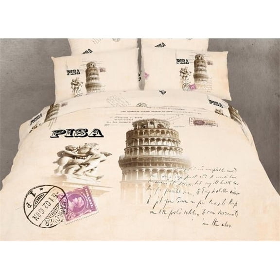 Dolce Mela Novelty Bedding Twin Size 4 Piece Duvet Cover Sets