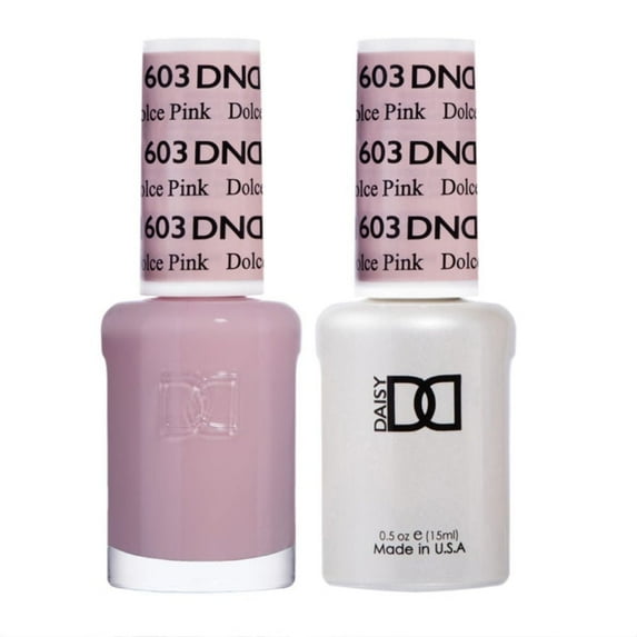 Dolce Pink #603 & Matching Polish Set - DND Gel & Lacquer